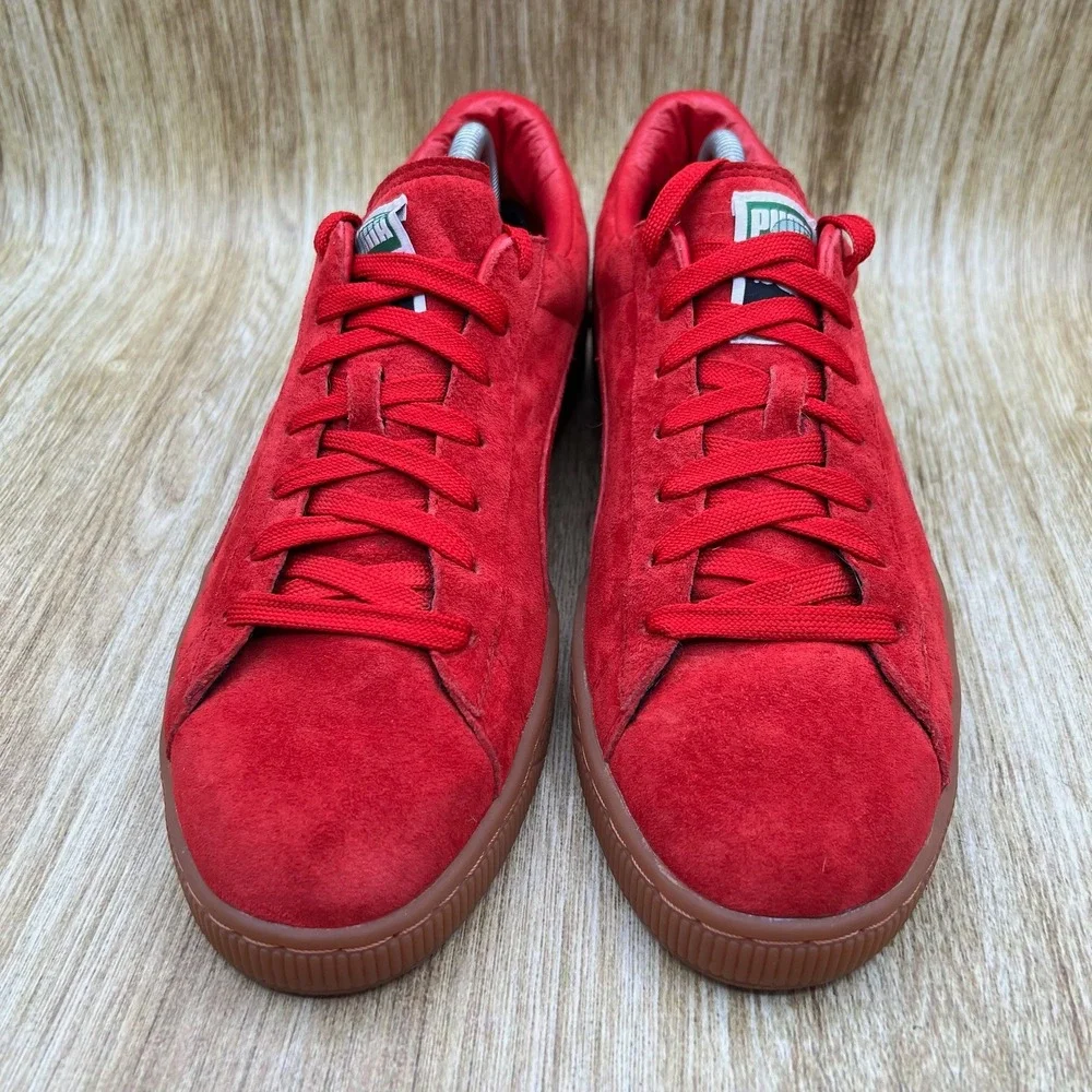 Puma States Winter Gum Pack Men's Size 10 Red Suede Gum Sole Low Top 358390-03